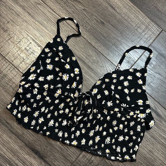 Garage | Floral Crop Tank - Picture 1 of 3